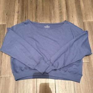 Hollister Off-The-Shoulder Cropped Sweatshirt